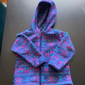 Llbean toddler fleece